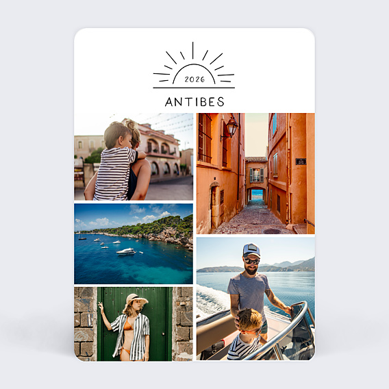 Carte postale Soleil Couchant