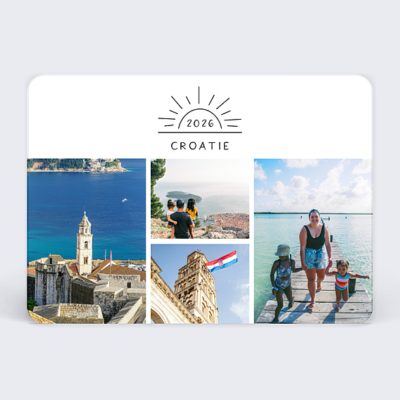 Carte Postale Soleil Couchant Paysage