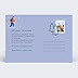 Carte Postale Motif Skieur