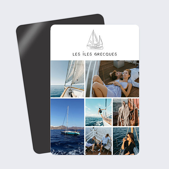 Carte Postale Voyage en Bateau