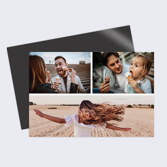 Carte postale Multiphoto horizontale 2-1