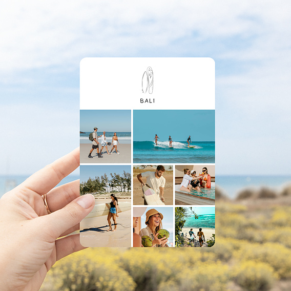 Carte Postale Planches de Surf