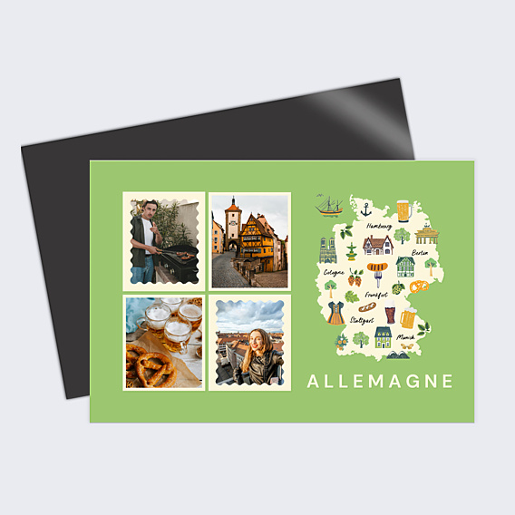 Carte Postale Maps Allemagne