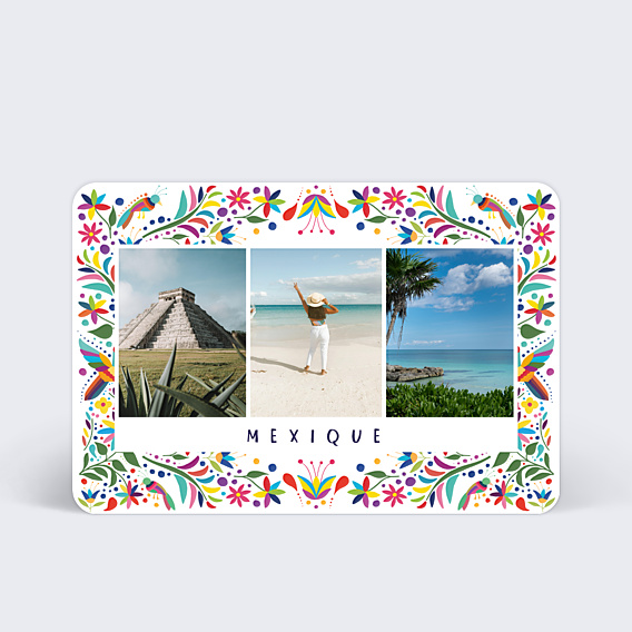 Carte Postale Motif Mexicain