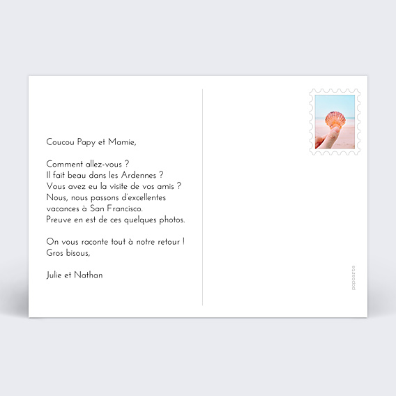 Carte Postale multiphoto 1-3 horizontale