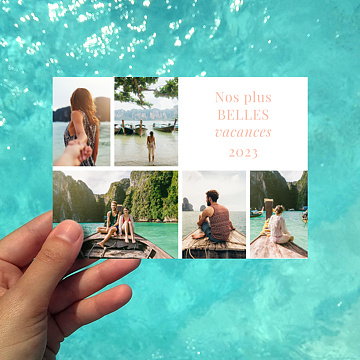 Carte Postale Joli multi