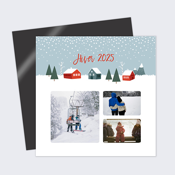 Carte postale Village d’hiver