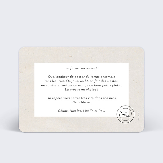 Carte Postale Tampon Postal