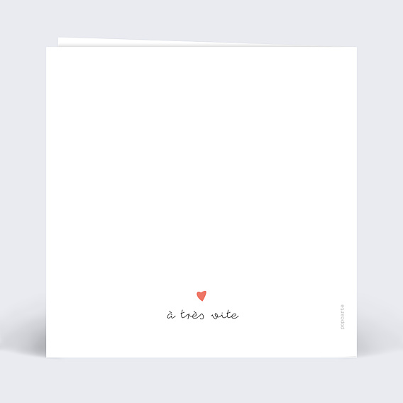 Carte postale Livraison de Bisous Verso