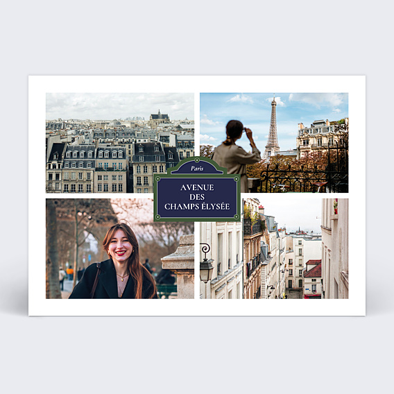 Carte Postale Rues de Paris