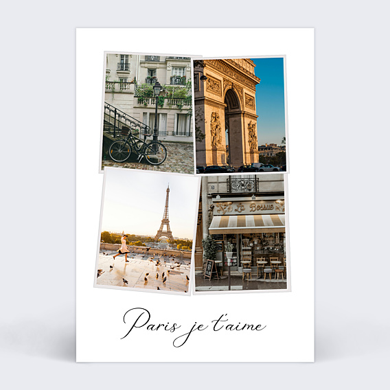 Carte Postale 4 Polaroids
