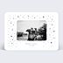 Carte Postale Flocons Bleus