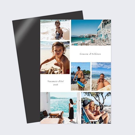 Carte Postale Voyage en famille