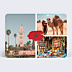 Carte Postale Drapeau Maroc