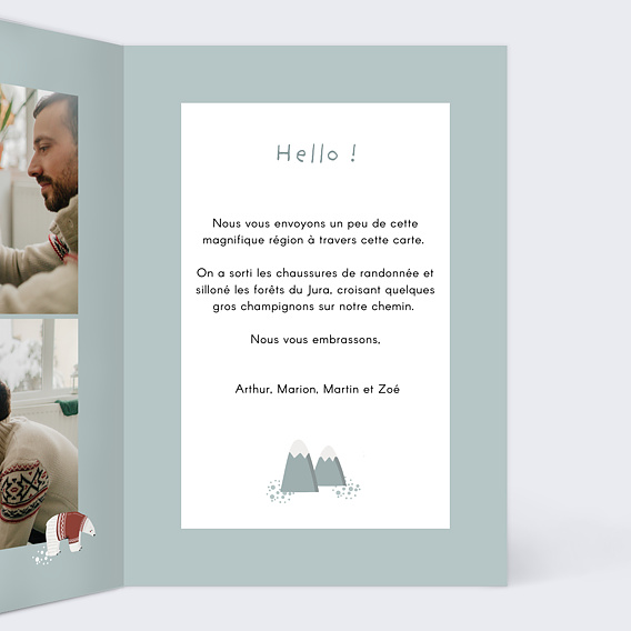 Carte postale Alaska Intérieur Droit