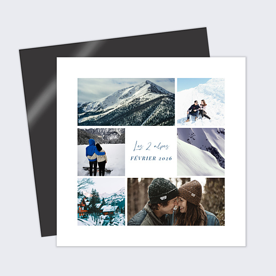 Carte Postale Hiver Chic
