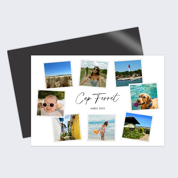 Carte postale Éclats de Photos