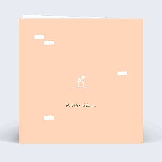 Carte postale Chez Nous Verso