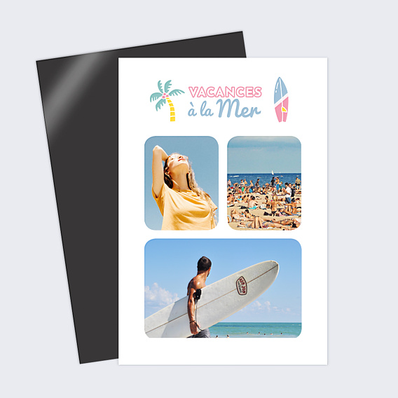 Carte Postale Vacances à la mer