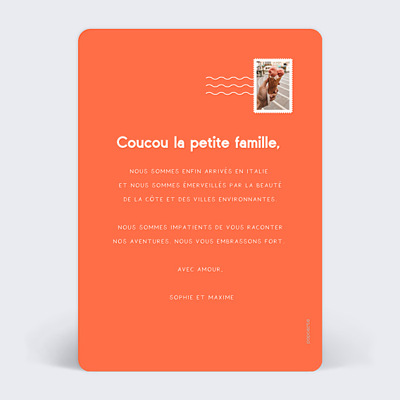 Carte Postale Italie Illustrée