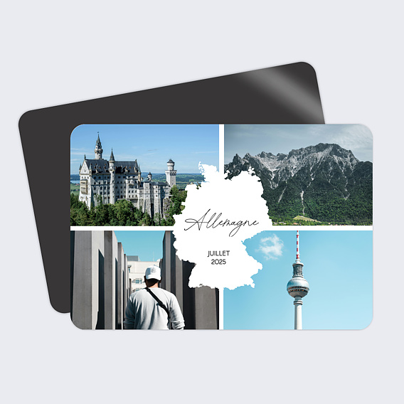 Carte postale Étiquette Allemagne