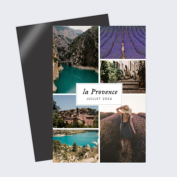 Carte Postale Multiphoto Etiquette