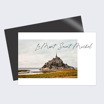 Carte Postale Destination Calligraphique
