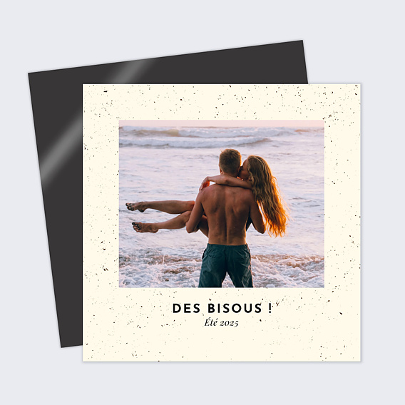 Carte postale Glace à la Vanille