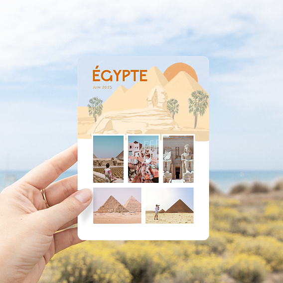 Carte Postale Égypte Illustré