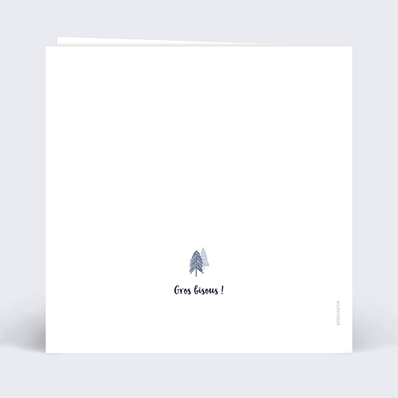 Carte postale Étoile des Neiges Verso