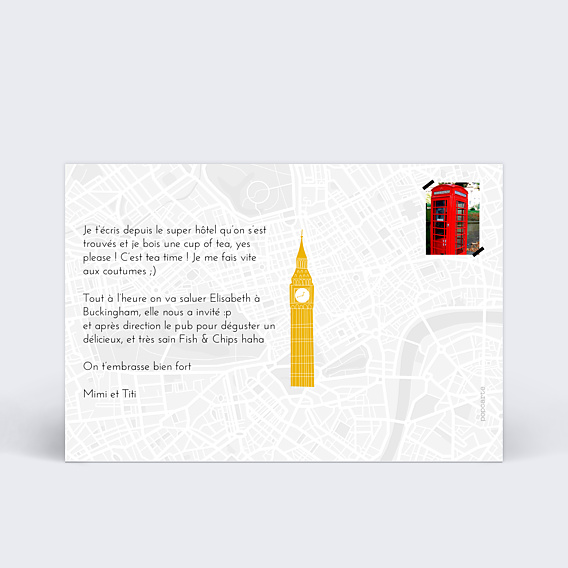 Carte Postale Londres