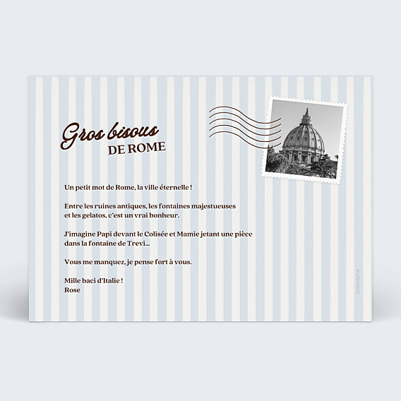 Carte Postale Multi-timbres