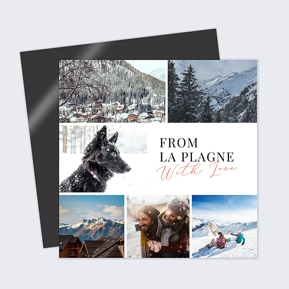 Carte postale Bel Hiver Recto