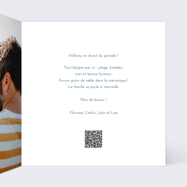 Carte Postale chic Intérieur Droit