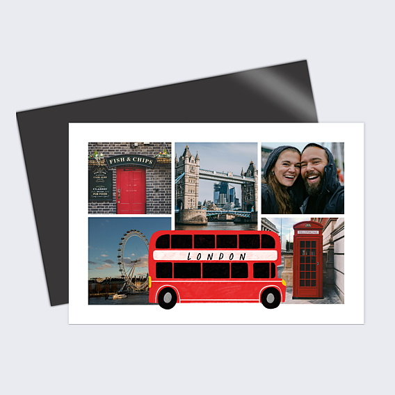 Carte Postale Bus Londonien