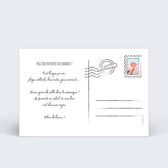Carte Postale Souvenir