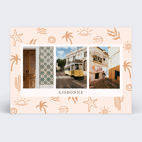 Carte Postale Motif Terracotta