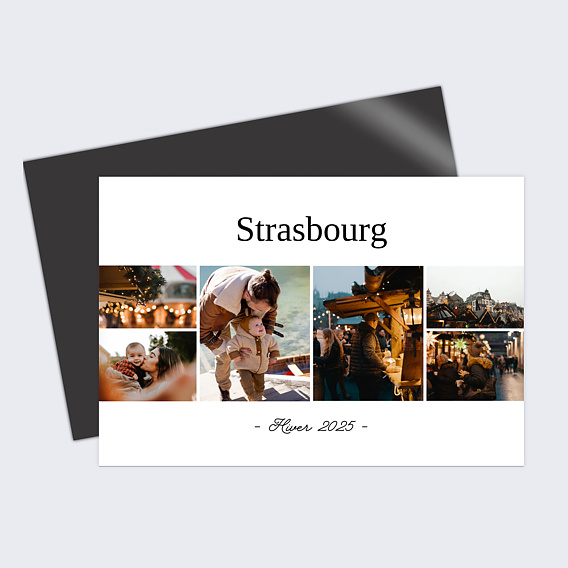 Carte Postale Hiver Ensemble