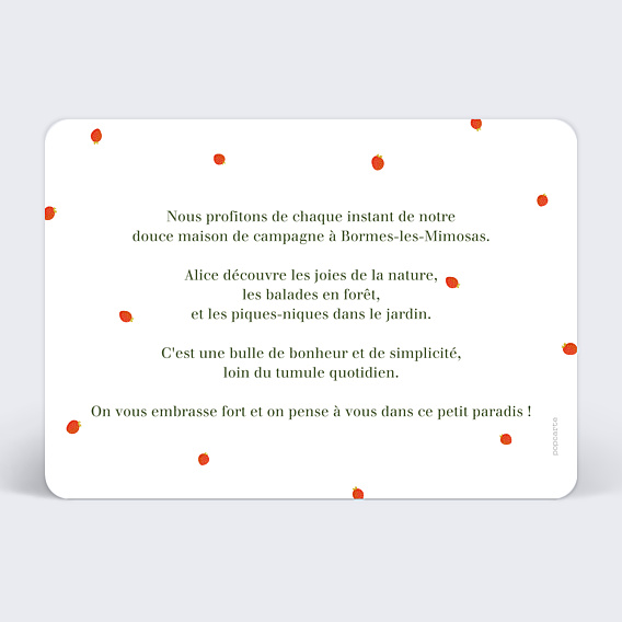 Carte Postale Pattern Printemps