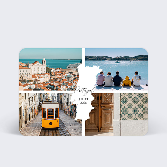 Carte Postale Étiquette Portugal