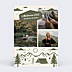 Carte Postale Camping Automnal Vert