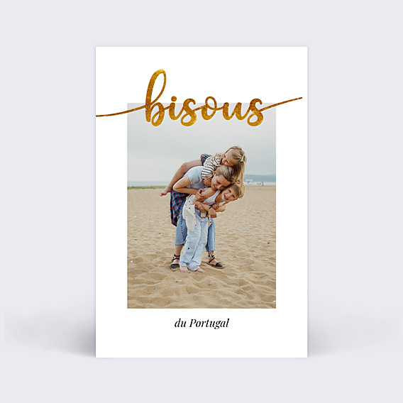 Carte Postale Ligne Ocre