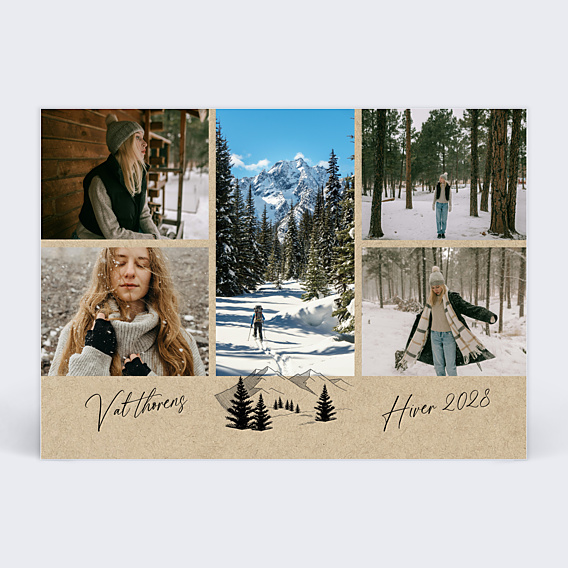 Carte Postale Idylle de Montagne