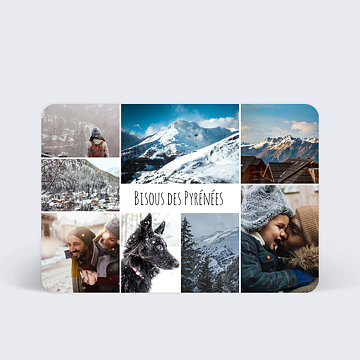 Carte Postale Évasion Montagnes