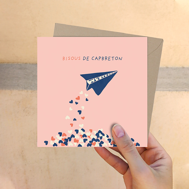 Carte Postale Expédition de Bisous