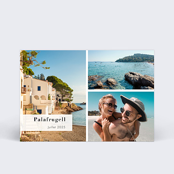 Carte Postale Bandeau Graphique