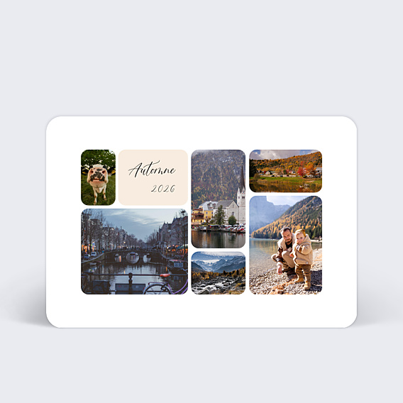 Carte Postale Douceur Automnale
