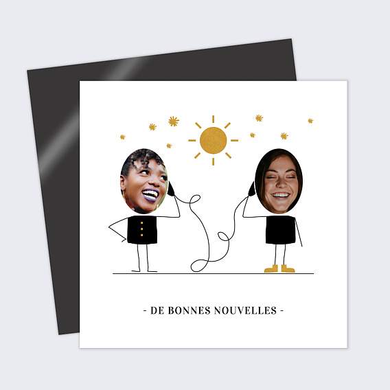 Carte postale Bonnes Nouvelles