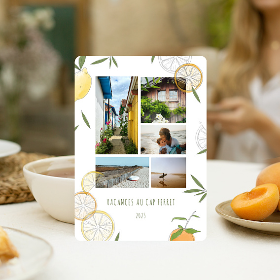 Carte postale Agrumes Après 4