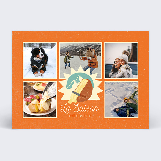 Carte postale Saison de la Raclette